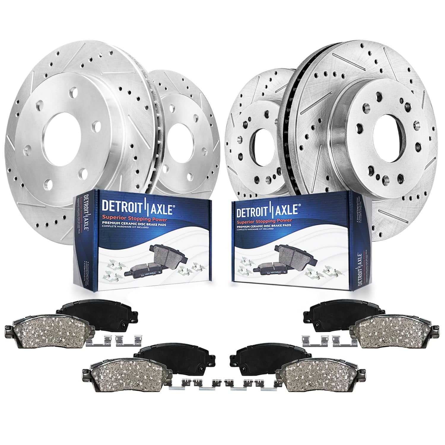 Detroit Axle Brake Kit for Chevy Silverado Sierra 1500 Tahoe Yukon XL