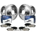 thumbnail image 1 of Detroit Axle - Front Rear Disc Rotors Brake Pads for Chevrolet Silverado GMC Sierra Suburban 1500 Tahoe Yukon XL Avalanche Cadillac Escalade: 12'' Front and 12.99'' Rear Rotor, 1 of 11