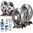 thumbnail image 1 of Detroit Axle - Brake Kit for Subaru Impreza Forester Legacy Outback 11.54'' inch Front & 11.26" inch Rear Disc Brake Rotors Ceramic Brake Pads Front and Rear Replacement, Brakes and Rotors, 1 of 7