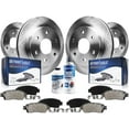 thumbnail image 1 of Detroit Axle - Brake Kit for V8 Nissan Pathfinder Brake Rotors 2008 2009 2010 2011 2012 Ceramic Brakes Pads Front and Rear Replacement: 12.6" (320mm) Front Rotor, 1 of 8