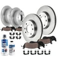 thumbnail image 1 of Detroit Axle - Brake Kit for 2004 2005 Hyundai Sonata, 2003-2006 Kia Magentis Optima Replacement Disc Brake Rotors Ceramic Brakes Pads Front and Rear, 1 of 7