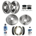 thumbnail image 1 of Detroit Axle - Brake Kit for 2004-2008 Toyota Prius Replacement 2004 2005 2006 2007 2008 Disc Brake Rotors Ceramic Brakes Pads Front and Rear, 1 of 6