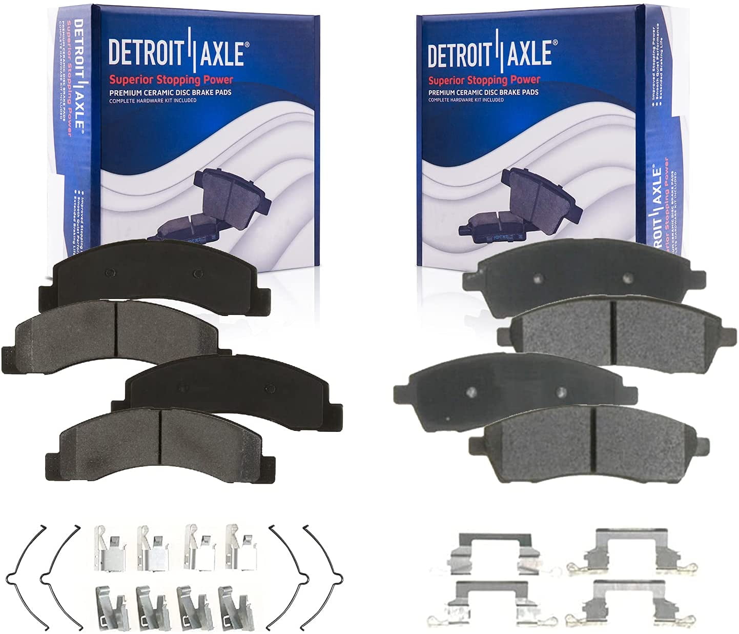 Detroit Axle Brake Pads 20002005 Ford Excursion, 19992004 Ford F
