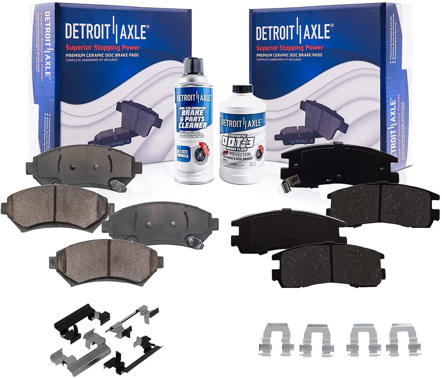 Detroit Axle Brake Pads for Chevy Impala Buick LeSabre Regal Park