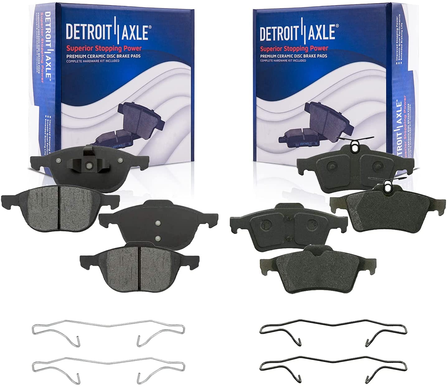 Detroit Axle Brake Pads for Ford Escape Focus Transit Connect Mazda 3