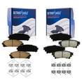 thumbnail image 1 of Detroit Axle - Brake Pads for Toyota Highlander Sienna Lexus RX350 RX450h, Front & Rear Ceramic Brake Pads Replacement, 1 of 7