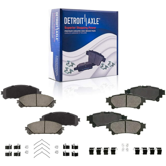 Detroit Axle Brake Pads for Lexus RX350 RX450h Toyota Highlander