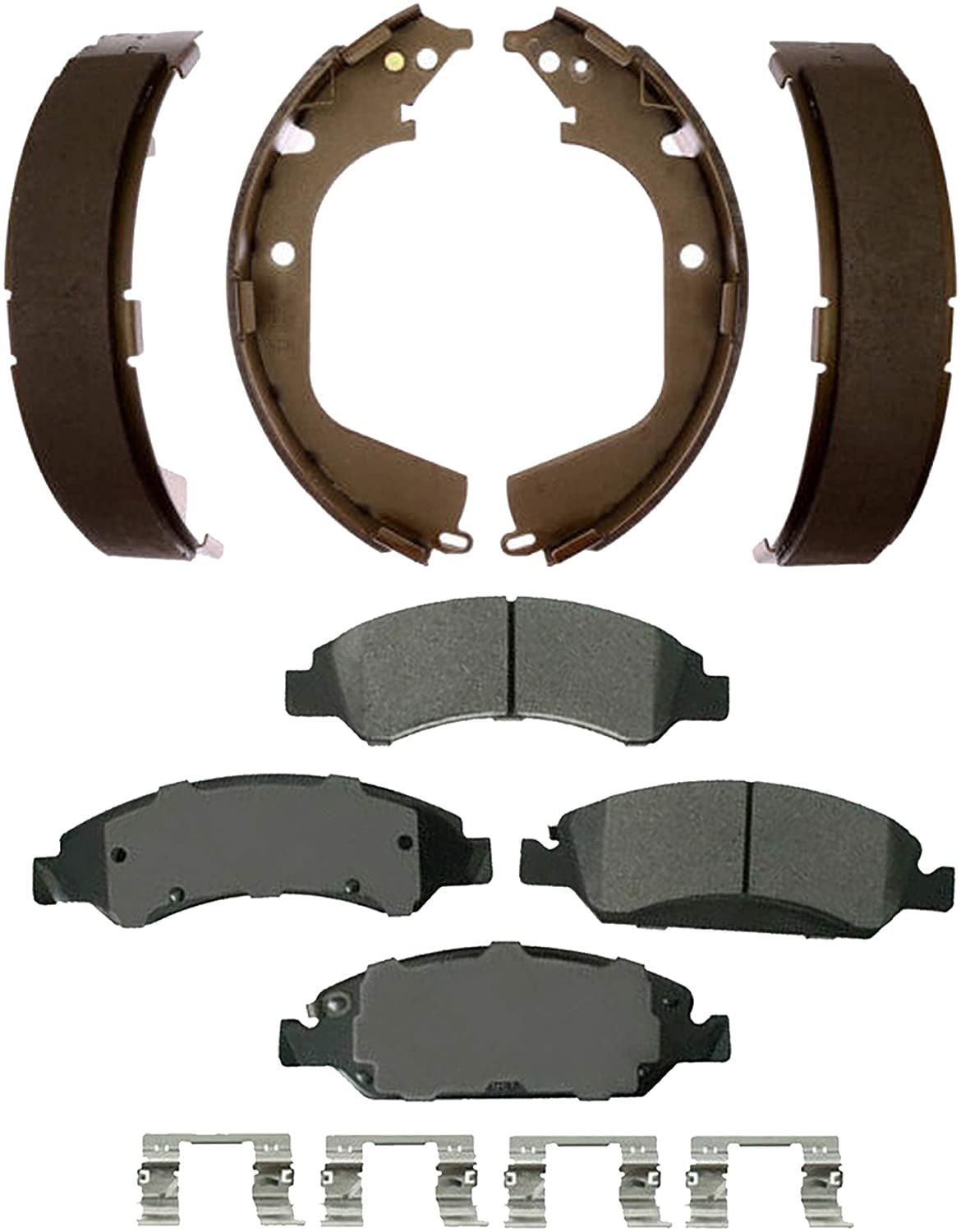 Detroit Axle Brake Pads Brake Shoes for 20082013 Chevy Silverado