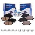 thumbnail image 1 of Detroit Axle - Brake Pads for 2002-2006 Toyota Camry 2003 2004 2005 Front and Rear Ceramic Brake Pads Replacement, 1 of 7