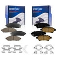 thumbnail image 1 of Detroit Axle - Brake Pads for 2005-2012 Nissan Pathfinder 4 Front and Rear Ceramic Brake Pads Replacement, 1 of 7