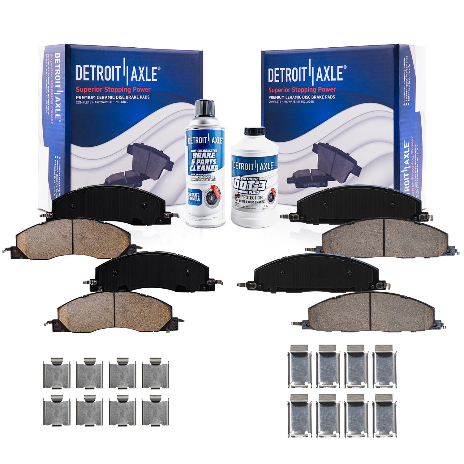FRONT BRAKE PADS for DODGE RAM RAM 2500 RAM 3500 TRUCK Premium Brake