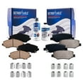 thumbnail image 1 of Detroit Axle - Brake Pads for Dodge Nitro Jeep Liberty Wrangler JK, Front & Rear Ceramic Brake Pads w/Hardware Replacement, 1 of 7