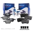 thumbnail image 1 of Detroit Axle - Brake Pads for Ford Focus 2002 2003 2004, Front and Rear Ceramic Brake Pads with Hardware Replacement, 1 of 7