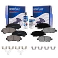 thumbnail image 1 of Detroit Axle - 6pc Brake Pads Kit for 2014-2017 Nissan Juke 2009-2018 Maxima 2009-2012 Sentra, Front and Rear Ceramic Brake Pads, 1 of 7