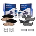 thumbnail image 1 of Detroit Axle - Brake Pads for Nissan Titan Pathfinder Armada Infiniti QX56 Front & Rear Ceramic Brake Pads 2004 2005 2006 2007 Replacement, 1 of 7