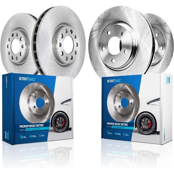 Detroit Axle - Brake Rotors for 2016-2024 Chevy Camaro, 2020-2025 Cadillac CT5, Disc Brake Rotors : 12.64" inch Front and 12.40" inch Rear Rotor