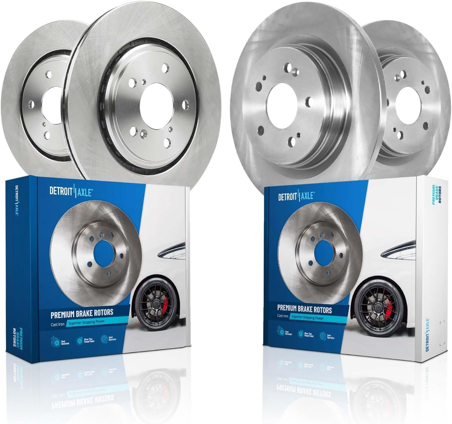 Detroit Axle - Brake Rotors for 2018-2022 Honda Odyssey Disc Brake ...