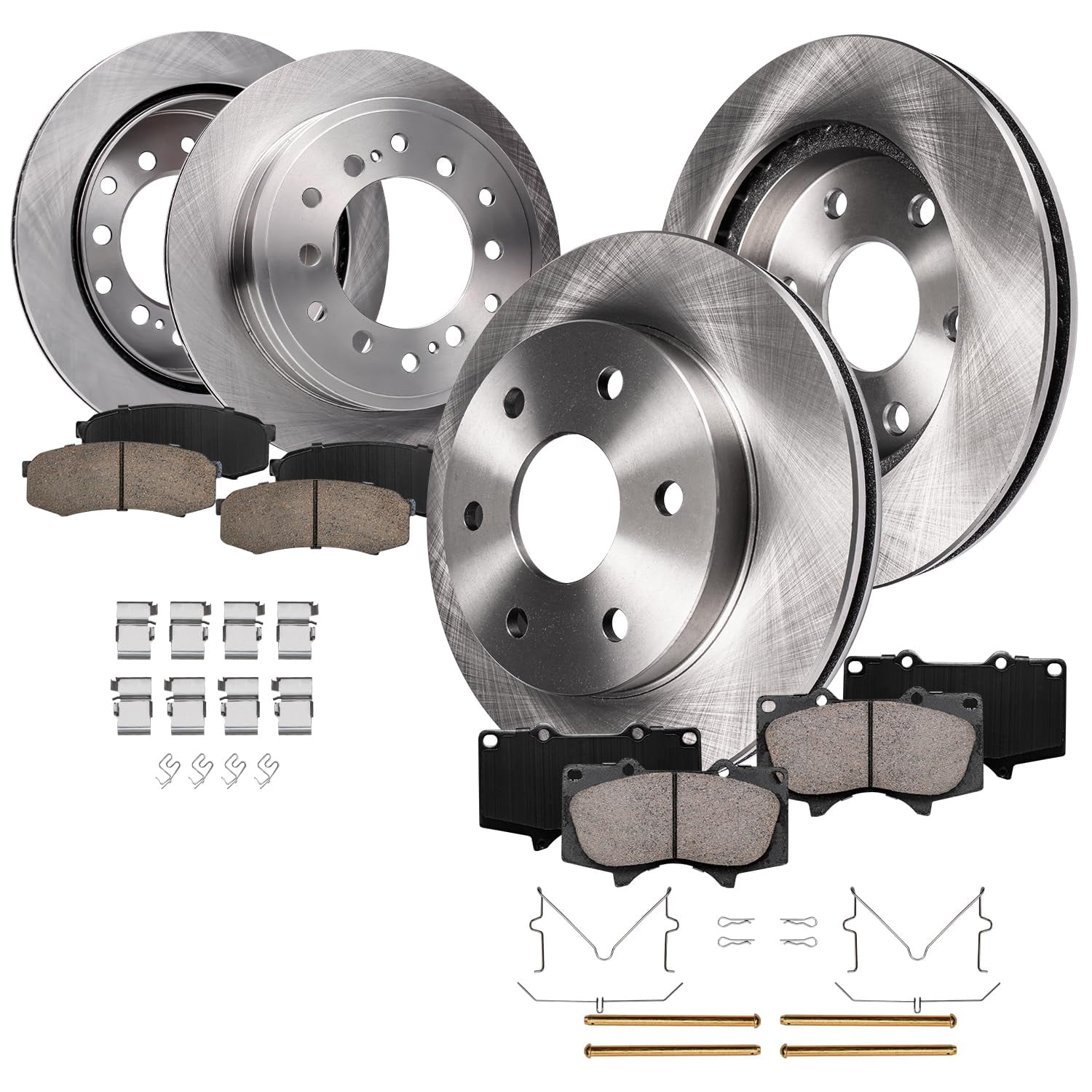 Torchbeam Front Brake Kit|Brake Pads And Rotors Kit Compatible With 2001-2006