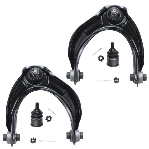 Detroit Axle - 4pc Front End Control Arms Kit for 2008-2012 Honda Accord, 2009-2014 TSX, 2 Upper Control Arms/w Ball Joints Assembly, 2 Lower Ball Joints