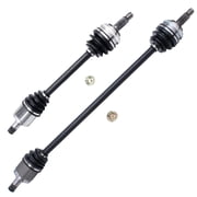 Detroit Axle - 2pc Front CV Axles Drive Shafts for 1998-2002 Honda Accord [2.3L], 2 Complete CV Axles Drive Shafts Assembly 1999 2000 2001 Replacement