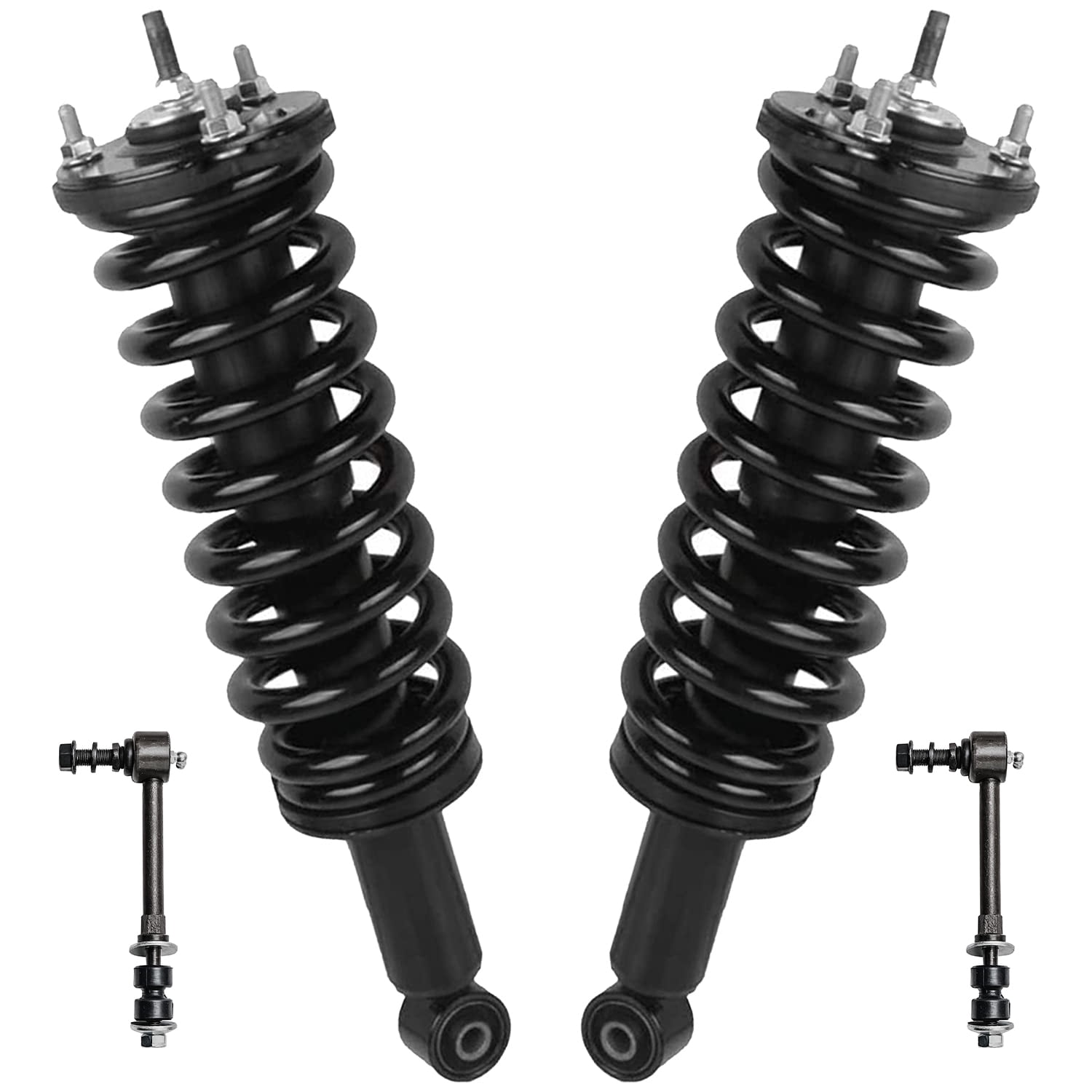 Detroit Axle Complete Front Struts & Coil Spring Stabilizer Sway Bars