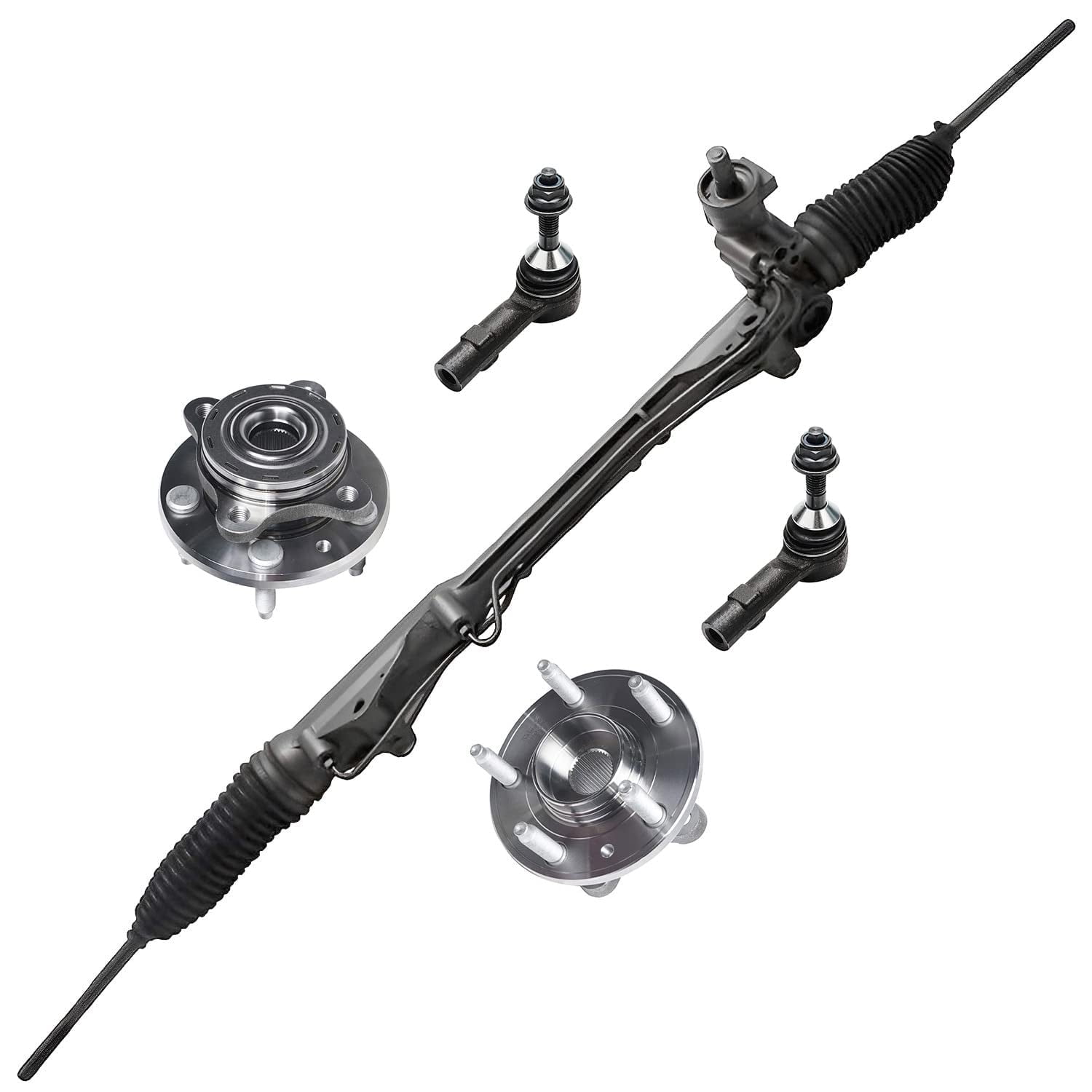 ECCPP 10-Piece Front & Rear Suspension Kit – 2005–2007 Ford Freestyle/Five Hundred, Forged Control Arms, Greasable