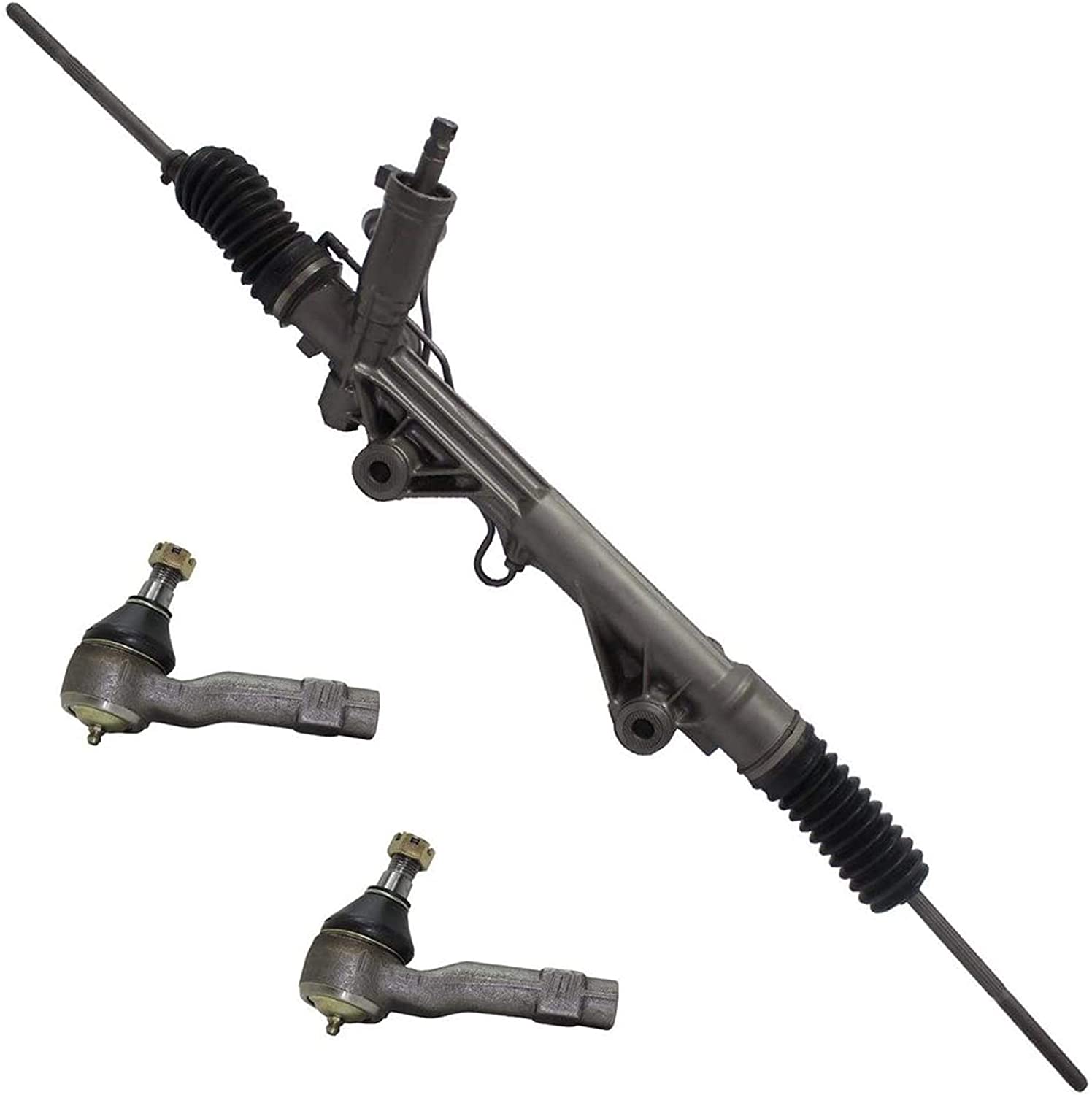 Detroit Axle Complete Power Steering Rack & Pinion Assembly + All 4