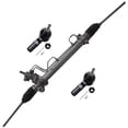 thumbnail image 1 of Detroit Axle Complete Power Steering Rack & Pinion Assembly + All 4 Inner & Outer Tie Rod Ends- Lifetime Warranty, 1 of 7