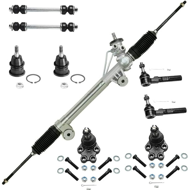 Detroit Axle Complete Power Steering Rack and Pinion Outer Tie Rods
