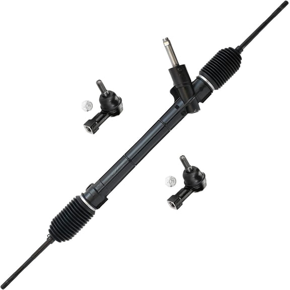 Detroit Axle - 1.4L & 1.8L 3pc Rack and Pinion Kit for 2012-2020 Chevrolet Sonic, Complete Steering Rack and Pinion Front Outer Tie Rods