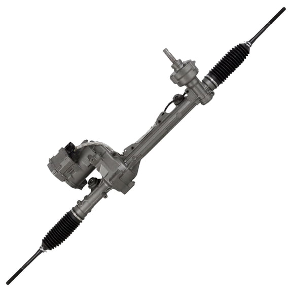 Detroit Axle - Complete electric Power Steering Rack and Pinion Assembly Replacement for 2011 2012 Ford Explorer with Electric Steering