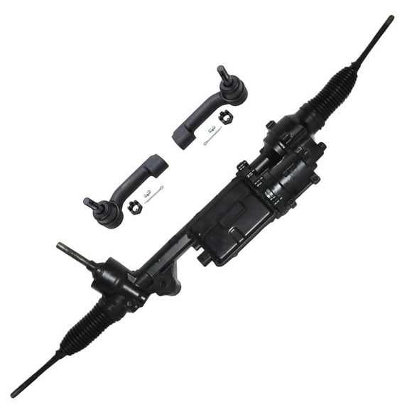Detroit Axle - Electronic Rack and Pinion Assembly with Outer Tie Rod Replacement for 2015-2020 Ford F-150