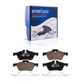 thumbnail image 1 of Detroit Axle - FRONT Ceramic Brake Pads w/Hardware Kit for 2002-2008 Mini Cooper 2003 2004 2005 2006 2007 Replacement - 2pc Set, 1 of 7
