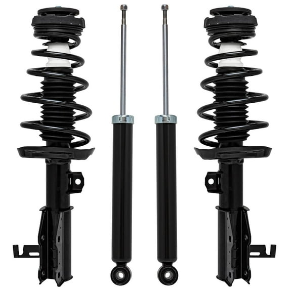 Detroit Axle - FWD 2.0L Front Struts w/ Coil Spring + Rear Shock Absorbers Replacement for 2011-2016 Buick Regal - 4pc Set