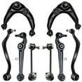thumbnail image 1 of Detroit Axle - FWD 8 Piece Front Upper and Lower Control Arm (Rearward and Forward Facing) Suspension Kit Replacement for Mazda 6 2 Ford Fusion Milan, 1 of 8