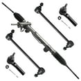 thumbnail image 1 of Detroit Axle - FWD Front 5pc Rack & Pinion Kit for 2007-2017 Dodge Caliber Jeep Patriot Compass, Power Steering Rack and Pinion Tie Rods Ball Joints Replacement, 1 of 9
