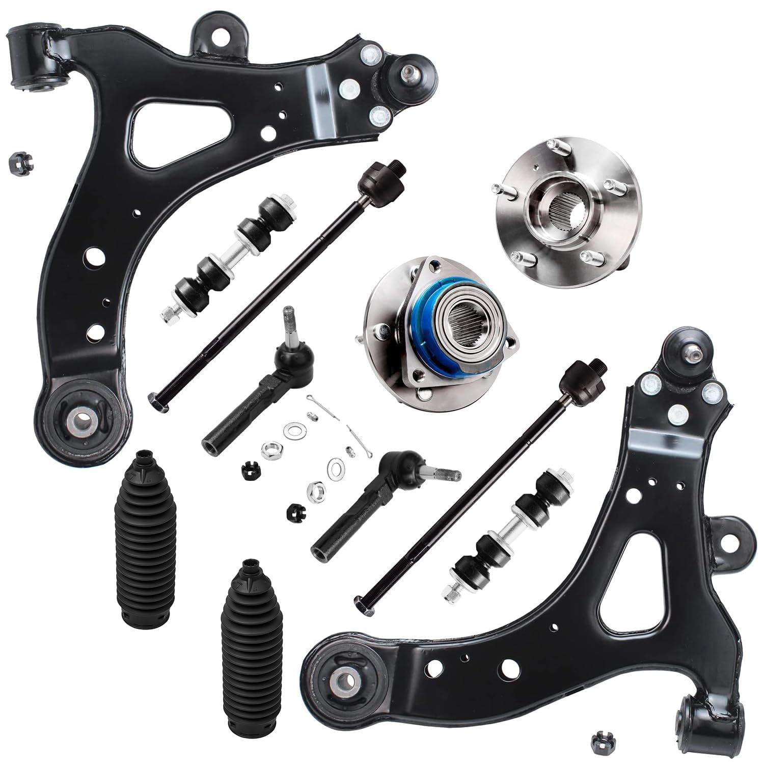 Detroit Axle - FWD Front End Suspension Kit for 2003-2007 Buick ...