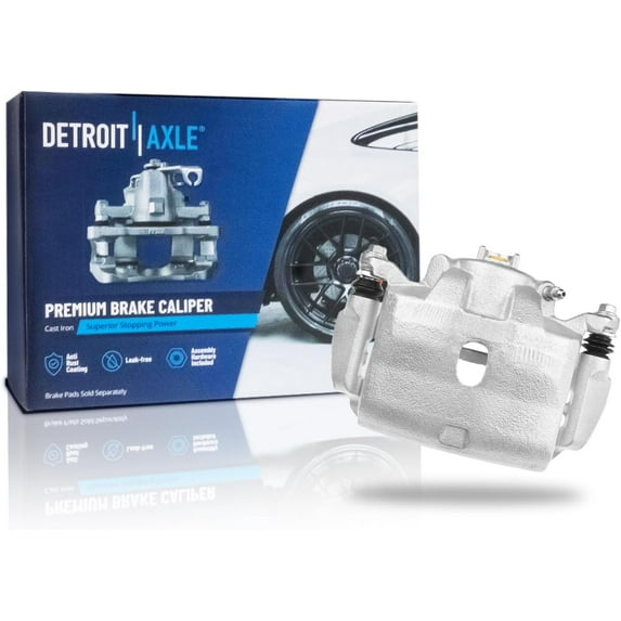 Detroit Axle - FWD Front Left Brake Caliper for 2012-2016 Honda CR-V Disc Brake Caliper 2013 2014 2015 CRV Brake Caliper with Bracket Assembly Replacement