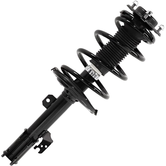 Detroit Axle - FWD Front Right Passenger Side Strut w/Coil Spring Assembly Replacement for 2011 2012 2013 2014 Toyota Sienna