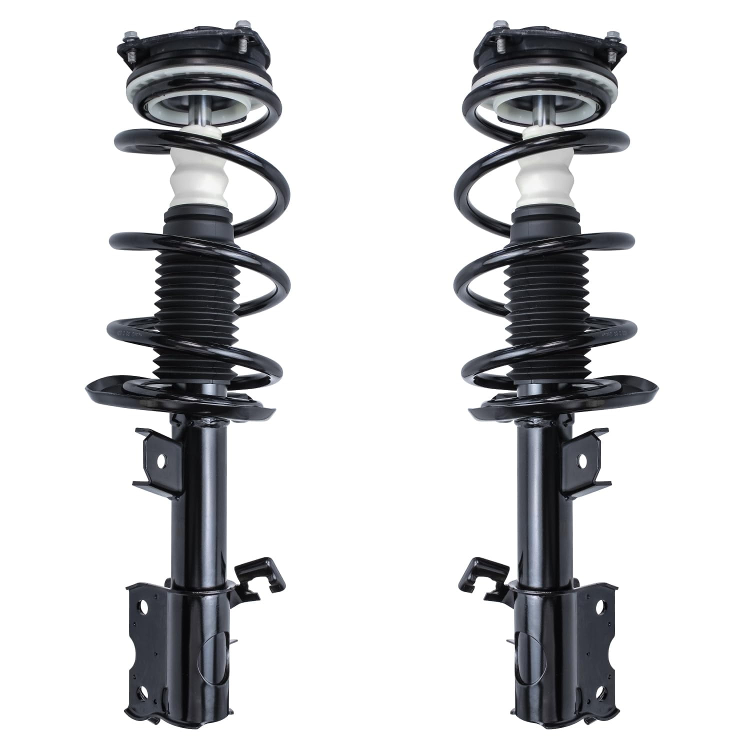 Detroit Axle - FWD Front Struts for 2008-2012 Nissan Rogue Complete 2 Struts w/Coil Spring 2009 2010 2011 Replacement Left & Right Quick Install Ready Struts Assembly