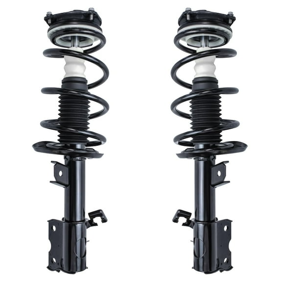 Detroit Axle - FWD Front Struts for 2008-2012 Nissan Rogue Complete 2 Struts w/Coil Spring 2009 2010 2011 Replacement Left & Right Quick Install Ready Struts Assembly