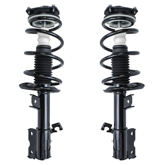 Detroit Axle - FWD Front Struts for 2008-2012 Nissan Rogue Complete 2 Struts w/Coil Spring 2009 2010 2011 Replacement Left & Right Quick Install Ready Struts Assembly