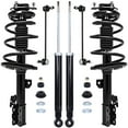thumbnail image 1 of Detroit Axle - FWD Front Struts w/Coil Spring Sway Bars + Rear Shock Absorbers Replacement 2011-2014 Toyota Sienna 3.5L, 1 of 7