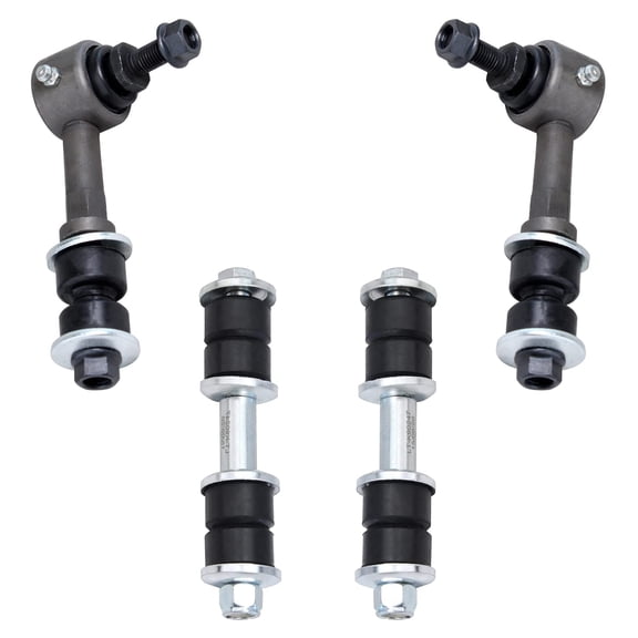 Detroit Axle - FWD Sway Bars for 2002-2007 Mitsubishi Lancer 2003 2004 2005 2006, 4 Stabilizer Sway Bar Links Front and Rear Replacement