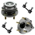 thumbnail image 1 of Detroit Axle - FWD Rear 4pc Wheel Bearing Hubs for Mitsubishi Endeavor 2004 2005 2006 2007 2008 2010 2011, 2 Wheel Bearing and Hubs 2 Sway Bars Replacement, 1 of 7