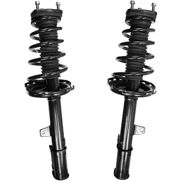 Detroit Axle - FWD Rear Struts for 04-07 Toyota Highlander, 04-06 Lexus RX330, 07 RX350, Struts with Coil Spring 2004 2005 2006 2006 Replacement Complete Struts Assembly