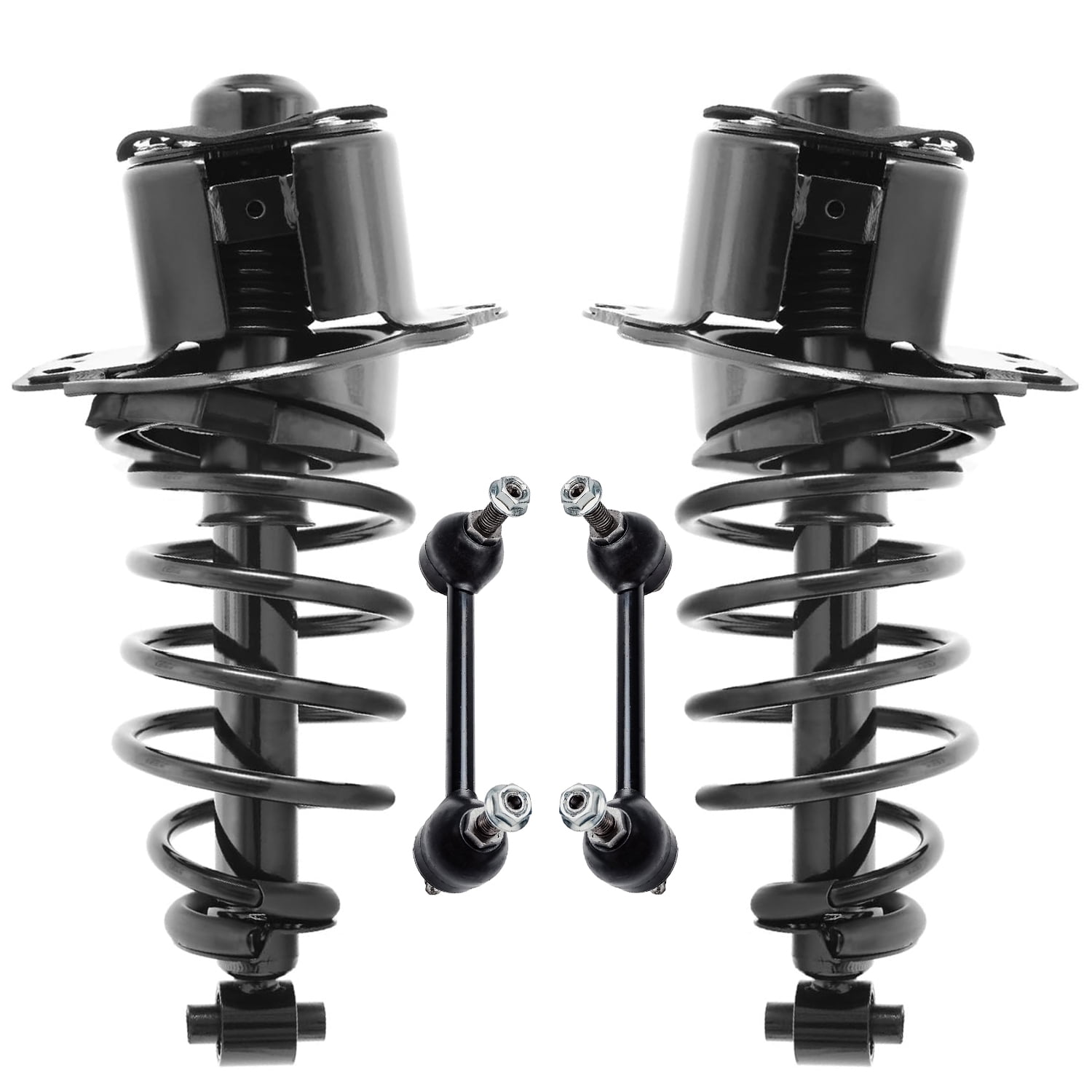 Spring Sable Detroit Axle - FWD Rear Struts Sway Bars for Ford 2008 2009 Taurus ...