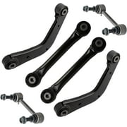 Detroit Axle - FWD Rear Upper & Lower Forward Control Arms + Sway Bars Replacement for 2013-2018 Ford Fusion Lincoln MKZ - 6pc Set