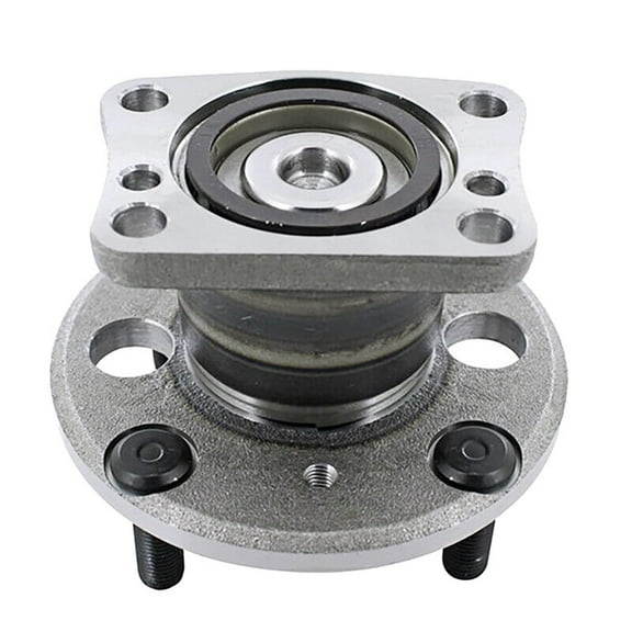 Detroit Axle - FWD Rear Wheel Bearing Hub for 2011-2018 Ford Fiesta [Except ST Model], 2012 2013 2014 2015 2016 2017 Wheel Bearing and Hub Assembly Replacement