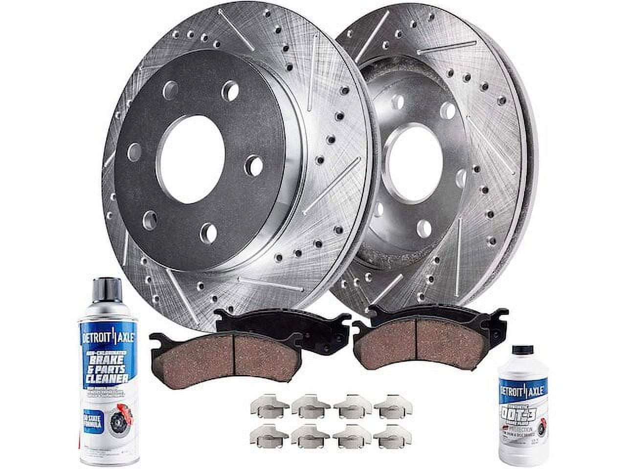 Detroit Axle Ford F-150 2010 - 2018 Front Brake Pad and Rotor Kit
